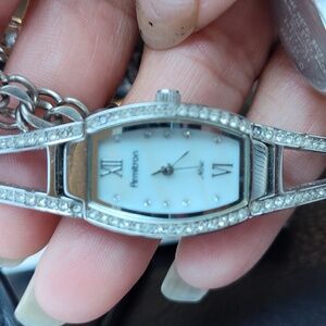 Woman's watch silver tone